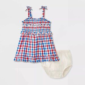 Baby Girls' Gingham Dress - Cat & Jack